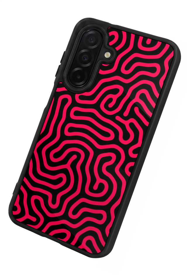 Samsung Galaxy A56 Uyumlu Çizgi Sanatı Tasarımlı Glossy Premium Kılıf