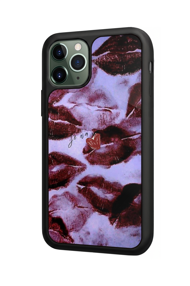 iPhone 11 Pro Max Uyumlu Dudak Tasarımlı Glossy Premium Kılıf