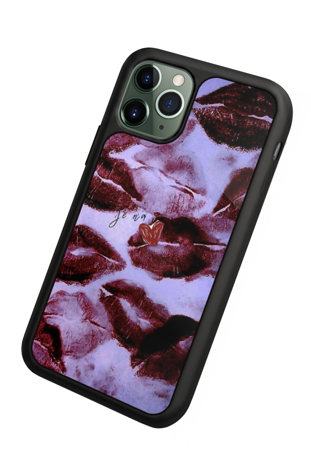 iPhone 11 Pro Max Uyumlu Dudak Tasarımlı Glossy Premium Kılıf