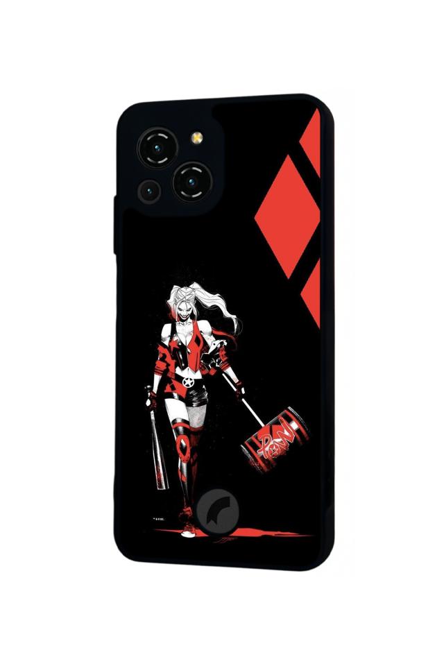 Reeder S23 Pro Max Uyumlu HarleyQueen Tasarımlı Glossy Premium Kılıf