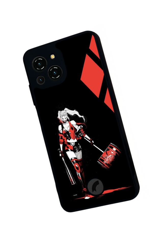 Reeder S23 Pro Max Uyumlu HarleyQueen Tasarımlı Glossy Premium Kılıf