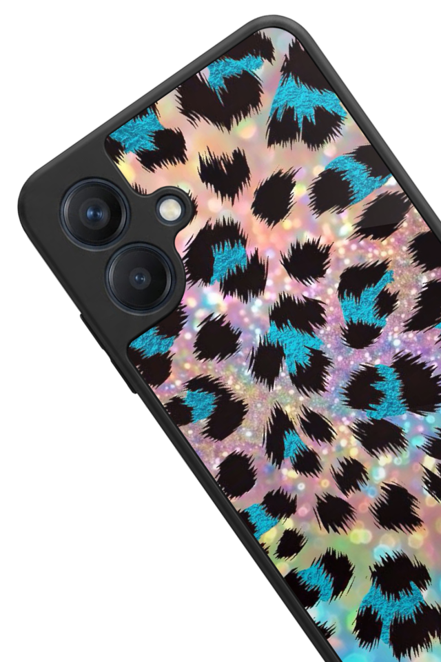 Samsung Galaxy A07 Uyumlu Hologram Leopar Tasarımlı Glossy Premium Kılıf