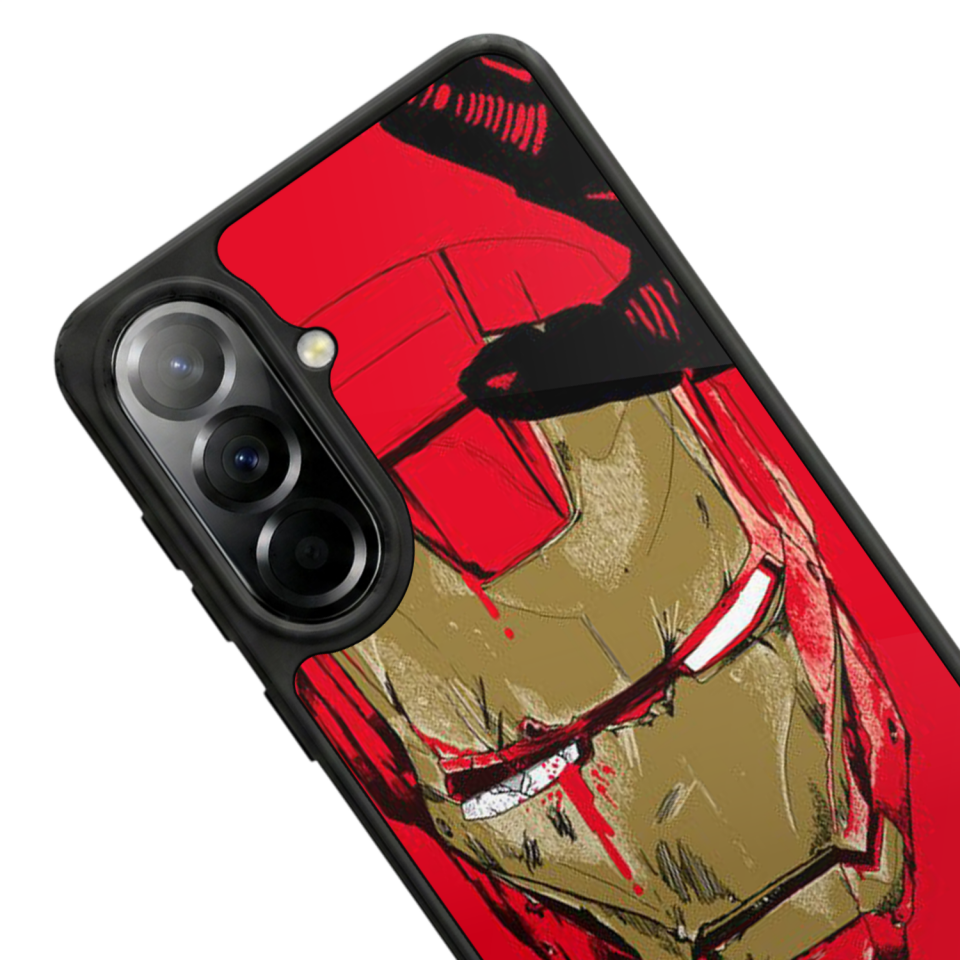 Samsung Galaxy A57 Uyumlu  Iron Man ( Demir Adam ) Tasarımlı Glossy Premium Kılıf