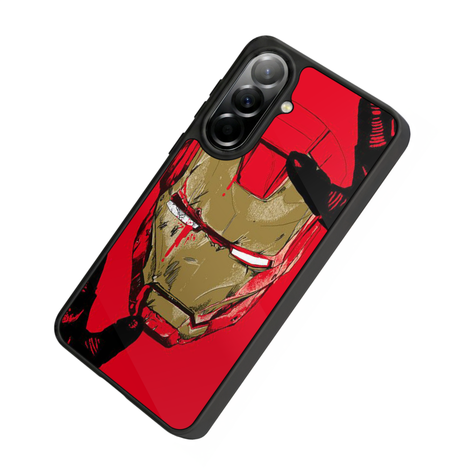 Samsung Galaxy A57 Uyumlu  Iron Man ( Demir Adam ) Tasarımlı Glossy Premium Kılıf