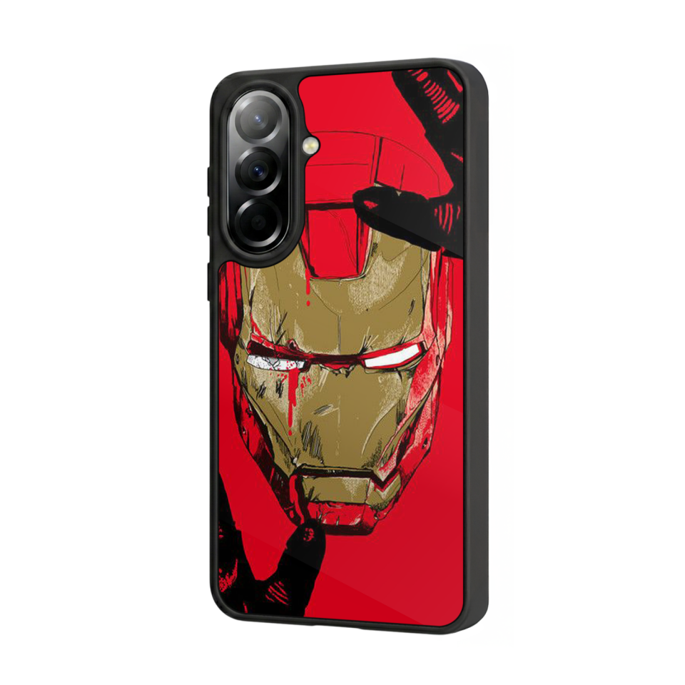 Samsung Galaxy A57 Uyumlu  Iron Man ( Demir Adam ) Tasarımlı Glossy Premium Kılıf