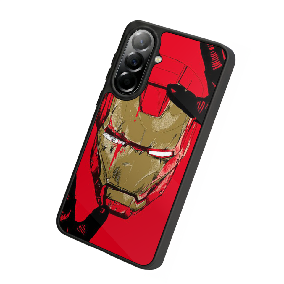 Samsung Galaxy A57 Uyumlu  Iron Man ( Demir Adam ) Tasarımlı Glossy Premium Kılıf
