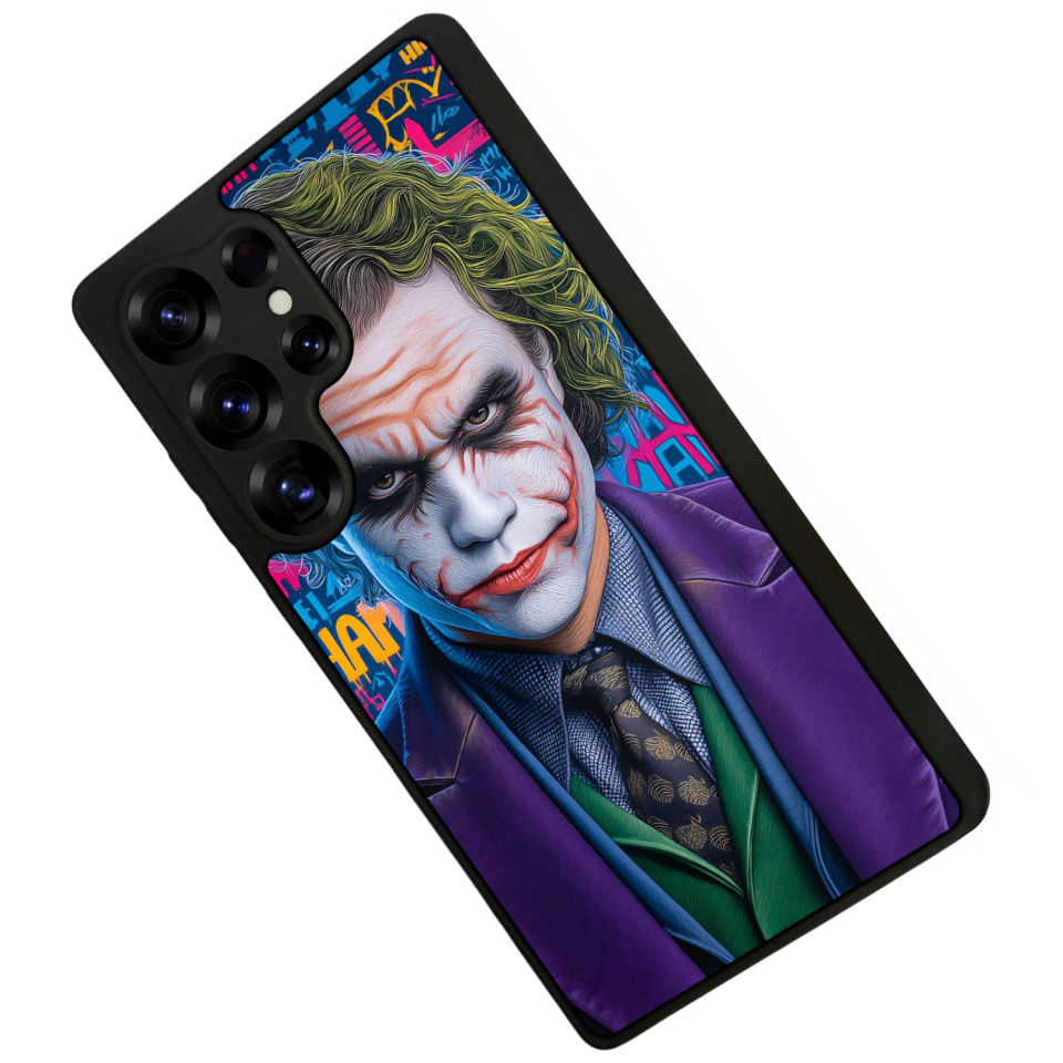Samsung Galaxy S25 Ultra Uyumlu Joker Tasarımlı Glossy Premium Kılıf