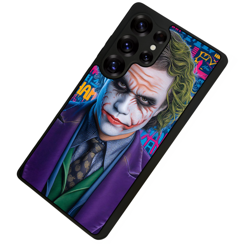 Samsung Galaxy S25 Ultra Uyumlu Joker Tasarımlı Glossy Premium Kılıf