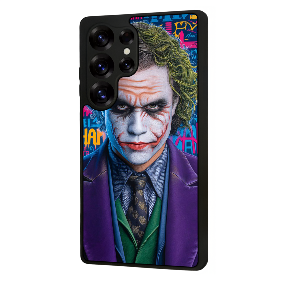Samsung Galaxy S25 Ultra Uyumlu Joker Tasarımlı Glossy Premium Kılıf