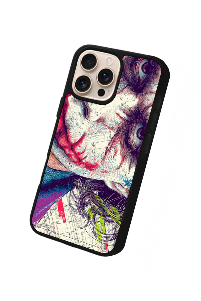 iPhone 15 Pro Uyumlu Joker Tasarımlı Glossy Premium Kılıf