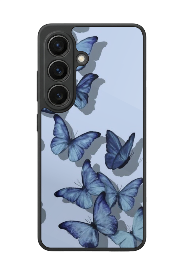 Samsung Galaxy S26 Uyumlu Kelebek Tasarımlı Glossy Premium Kılıf