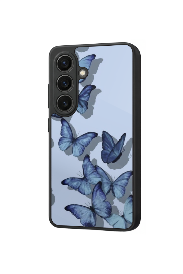 Samsung Galaxy S26 Uyumlu Kelebek Tasarımlı Glossy Premium Kılıf
