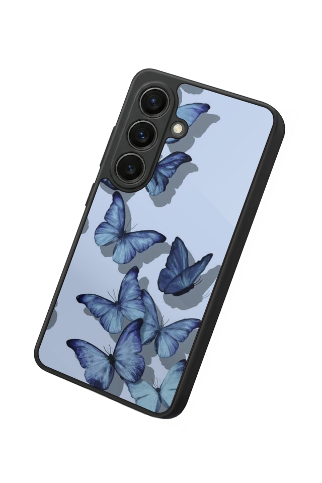 Samsung Galaxy S26 Uyumlu Kelebek Tasarımlı Glossy Premium Kılıf
