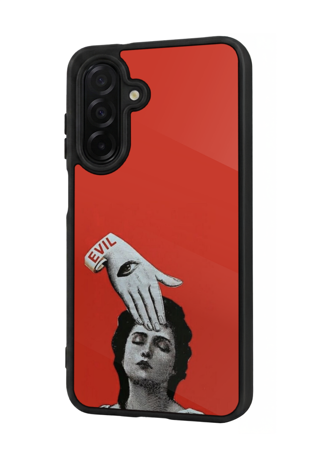 Samsung Galaxy A26 Uyumlu Kirmizi Tasarımlı Glossy Premium Kılıf