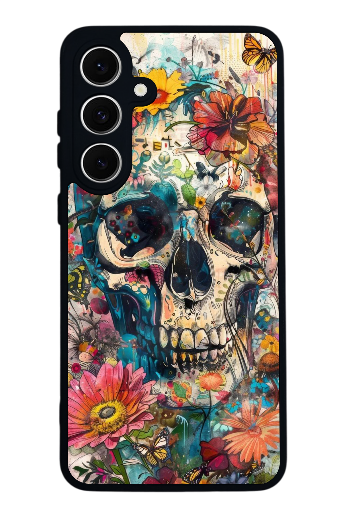 Samsung Galaxy A16 Uyumlu KuruKafa Tasarımlı Glossy Premium Kılıf