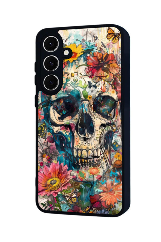 Samsung Galaxy A16 Uyumlu KuruKafa Tasarımlı Glossy Premium Kılıf