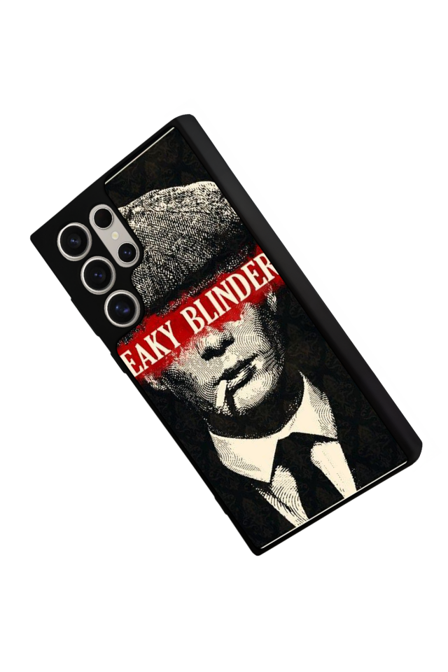 Samsung Galaxy S22 Ultra Uyumlu Peaky Blinders Tasarımlı Glossy Premium Kılıf