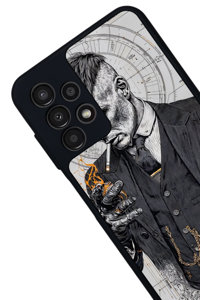 Samsung Galaxy A23 Uyumlu Peaky Blinders Tasarımlı Glossy Premium Kılıf