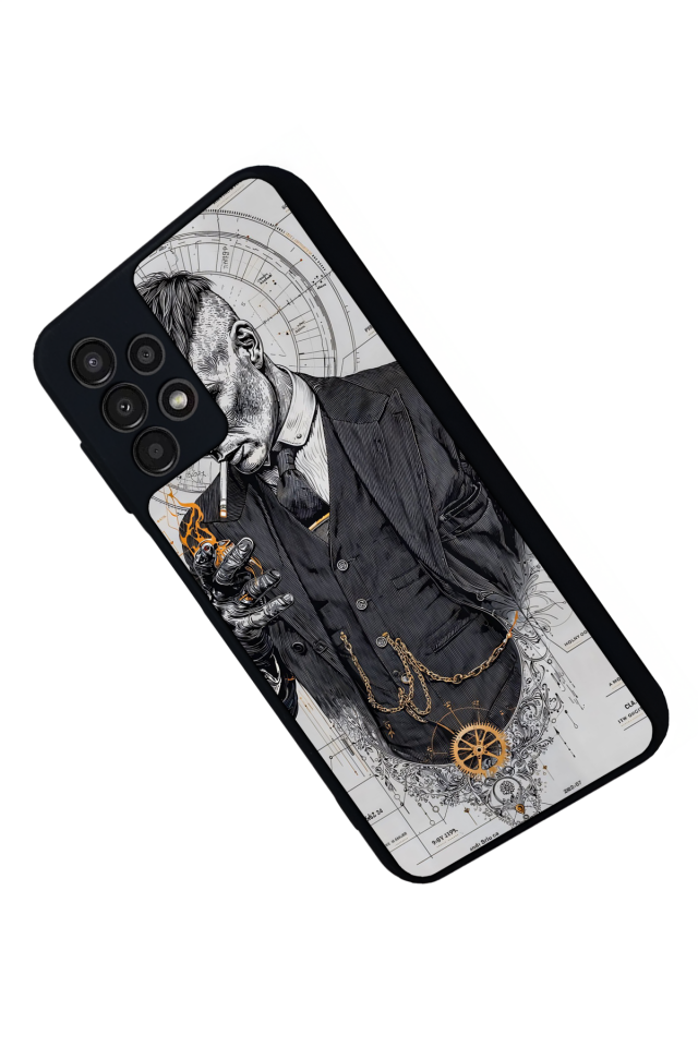 Samsung Galaxy A23 Uyumlu Peaky Blinders Tasarımlı Glossy Premium Kılıf