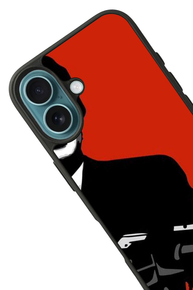 iPhone 16 Uyumlu Scarface Tasarımlı Glossy Premium Kılıf