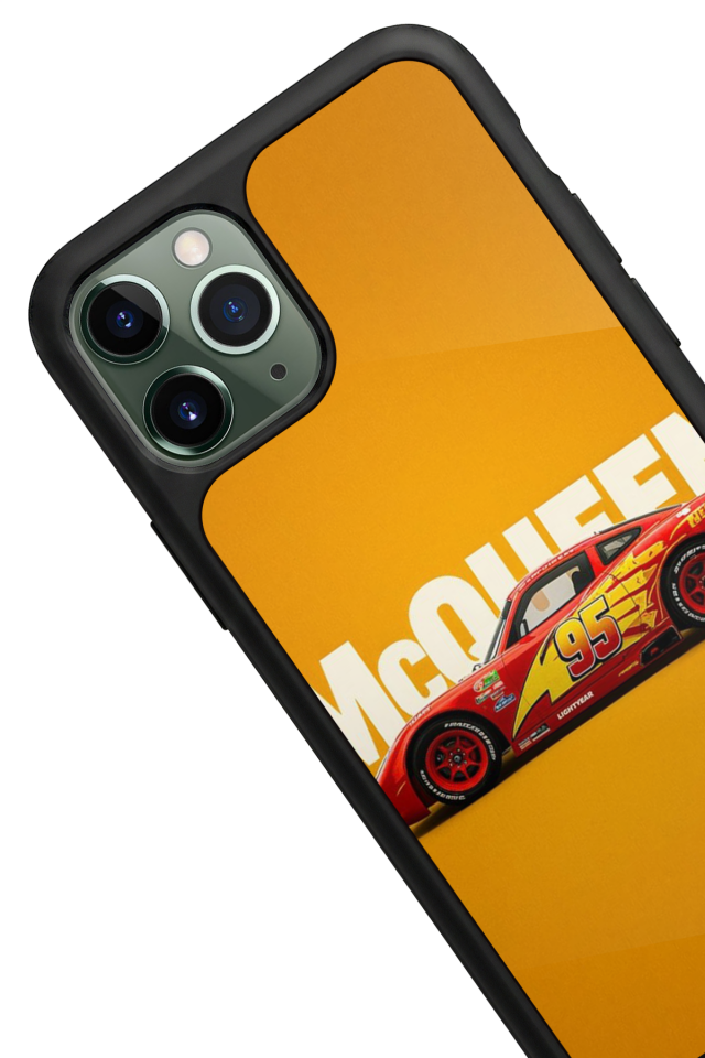 iPhone 11 Pro Uyumlu Şimsek McQueen Tasarımlı Glossy Premium Kılıf