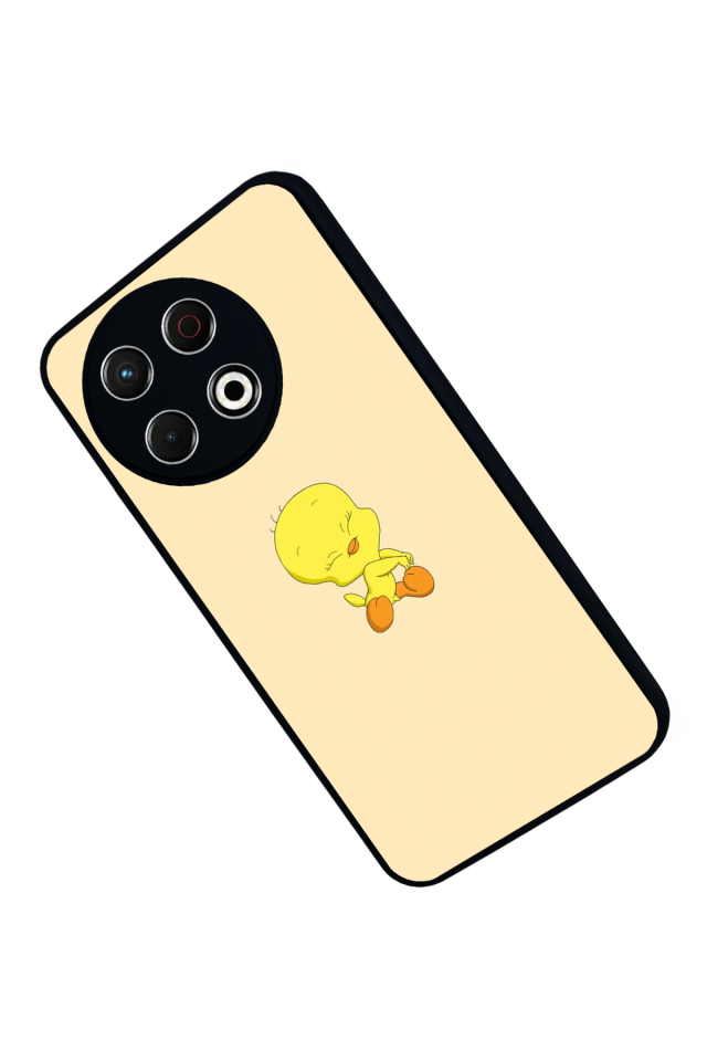 Tecno Spark 30 Pro Uyumlu Tweety Tasarımlı Glossy Premium Kılıf