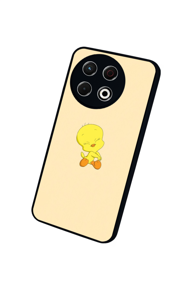 Tecno Spark 30 Pro Uyumlu Tweety Tasarımlı Glossy Premium Kılıf