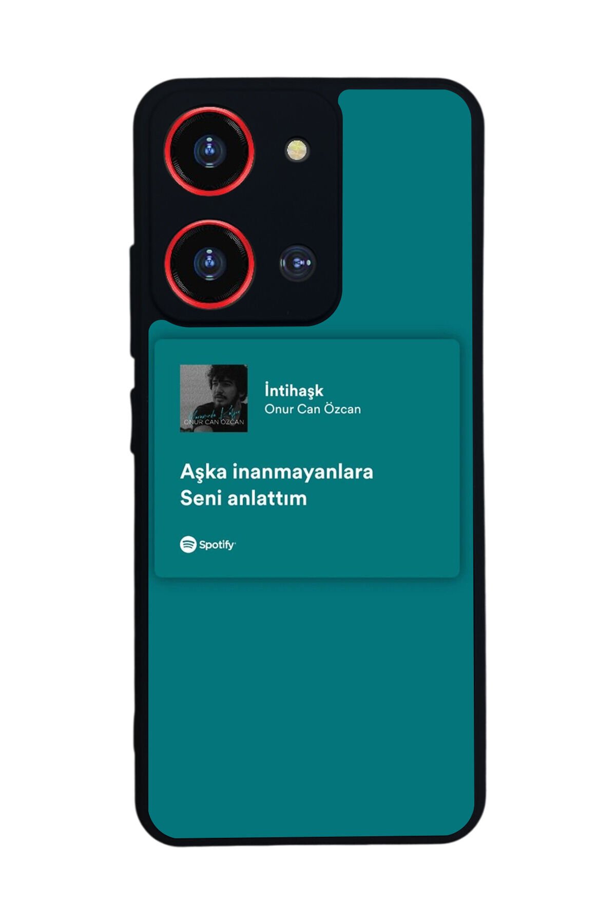 Reeder S19 Max Pro S 108MP Uyumlu Sarki Sozleri Tasarımlı Glossy Premium Kılıf