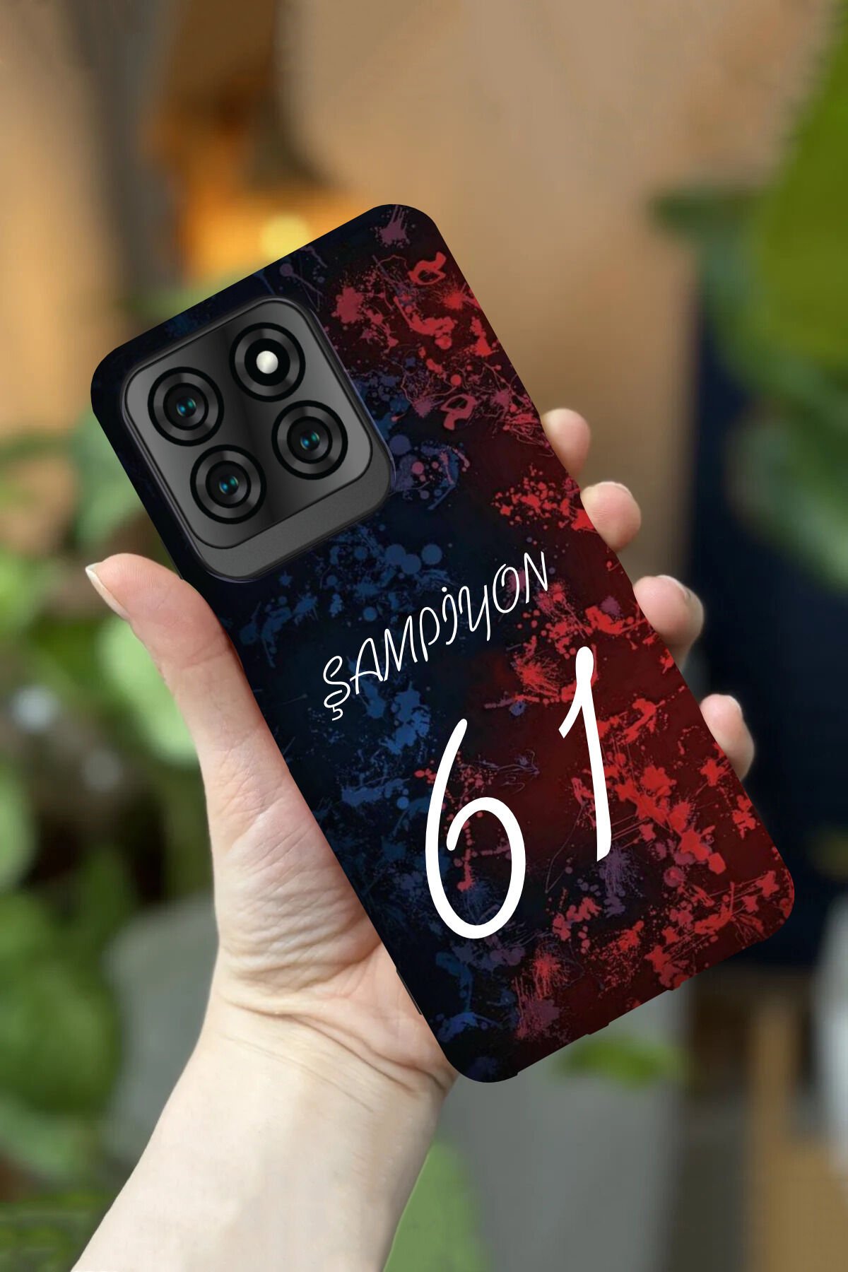 Reeder S71 Uyumlu Kamera Korumalı Futbol Takımı Desenli HD Baskılı Silikon Kılıf
