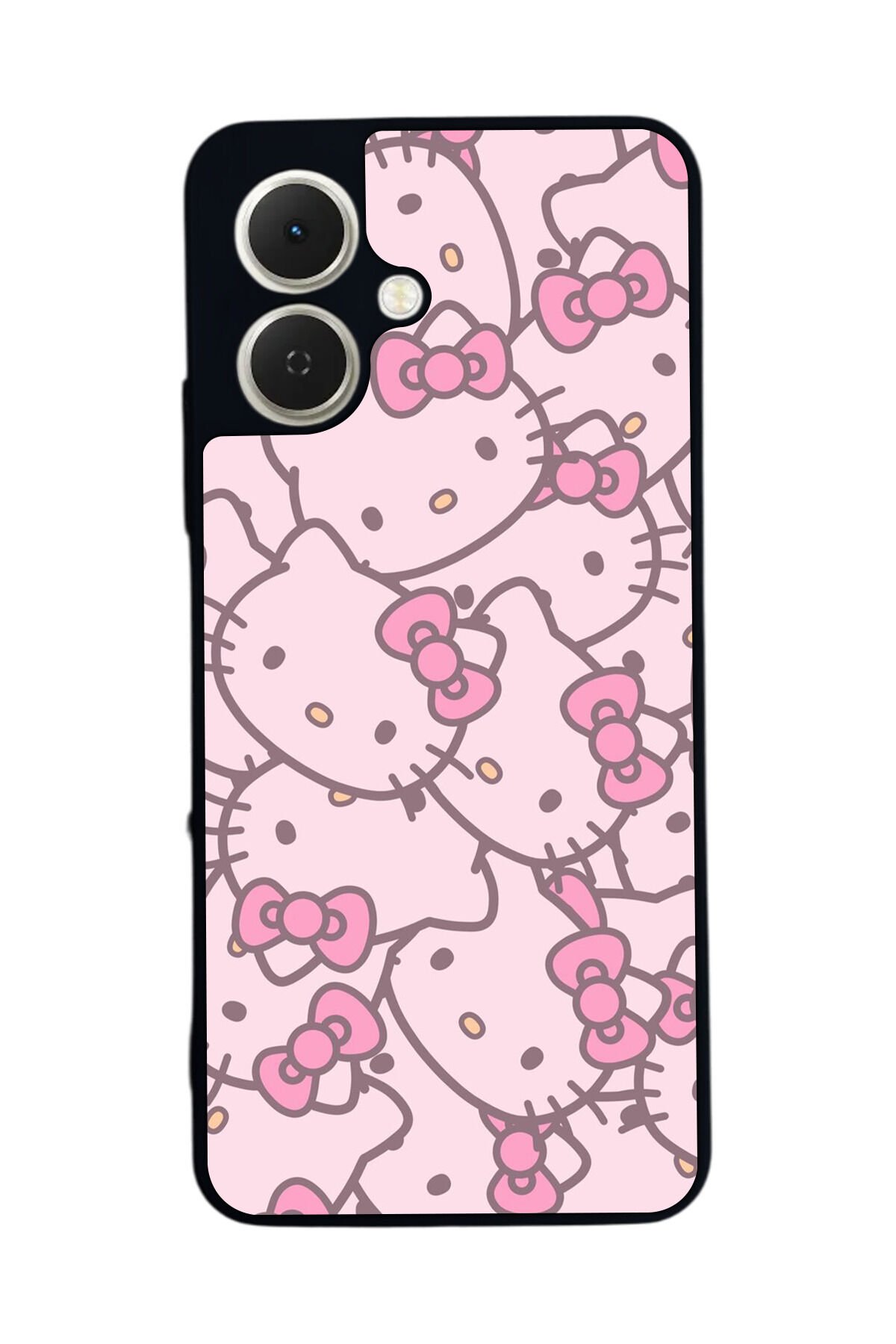 Tecno Spark GO 2 Uyumlu HelloKitty Tasarımlı Glossy Premium Kılıf