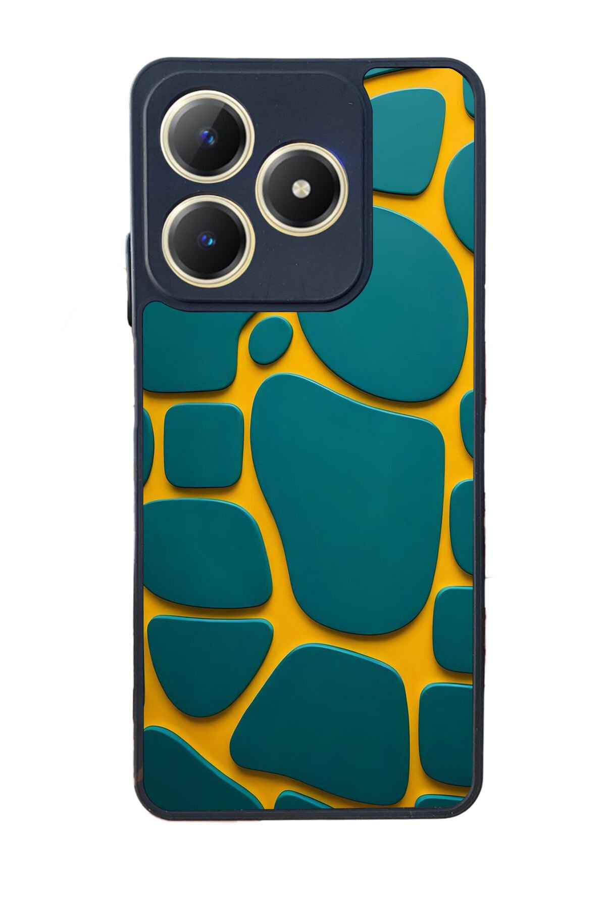 Realme C63 Mat Uyumlu Siyah Kılıf – Yumuşak Silikon, Koruyucu, Şok Emici Kapak