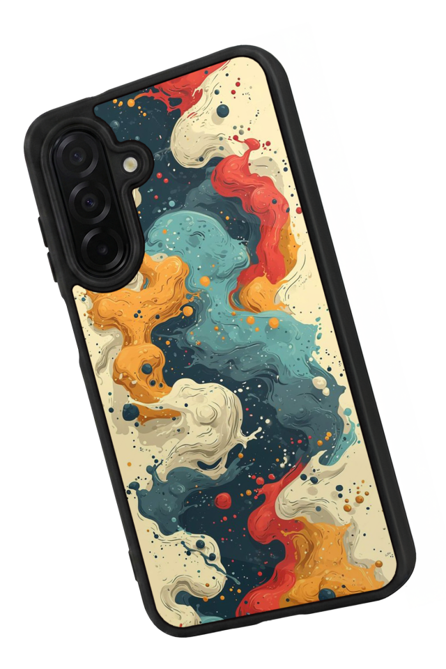 Samsung Galaxy A36 Uyumlu Abstract Tasarımlı Glossy Premium Kılıf
