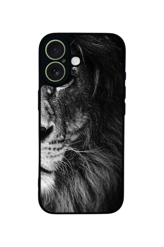 iPhone 17 Uyumlu Aslan Tasarımlı Glossy Premium Kılıf