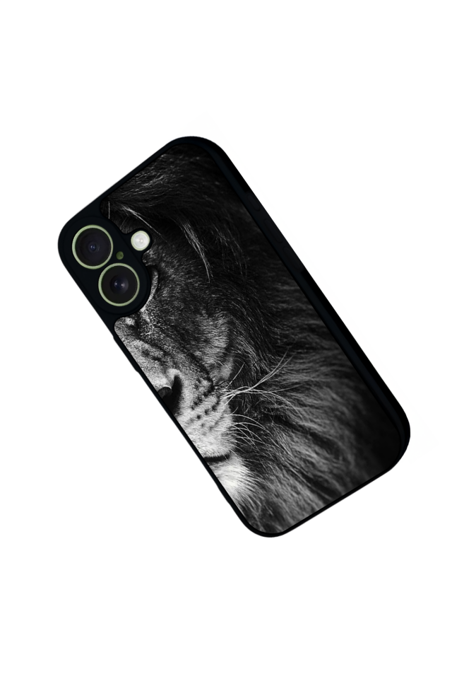 iPhone 17 Uyumlu Aslan Tasarımlı Glossy Premium Kılıf