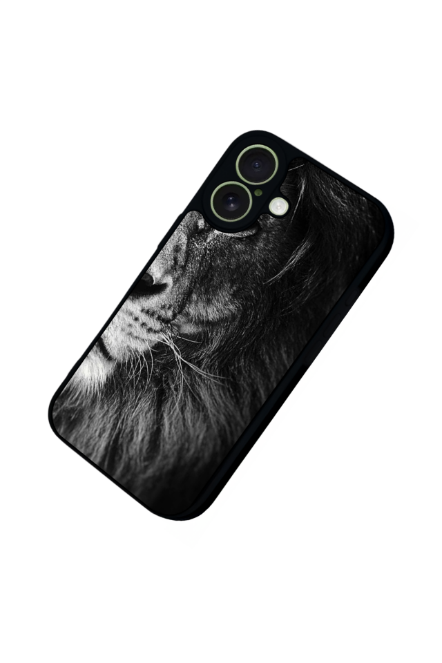 iPhone 17 Uyumlu Aslan Tasarımlı Glossy Premium Kılıf