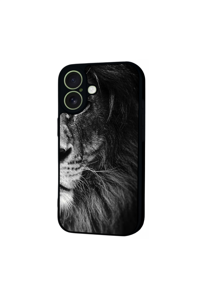 iPhone 17 Uyumlu Aslan Tasarımlı Glossy Premium Kılıf