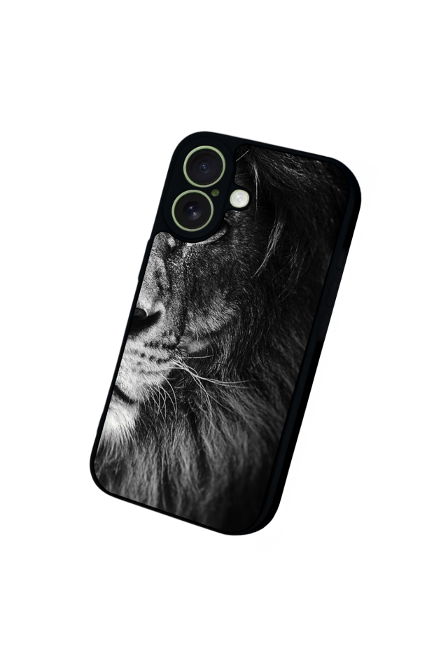 iPhone 17 Uyumlu Aslan Tasarımlı Glossy Premium Kılıf