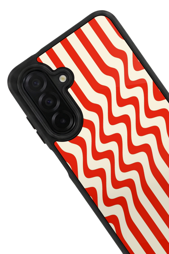 Samsung Galaxy A56 Uyumlu Çizgi Sanatı Tasarımlı Glossy Premium Kılıf