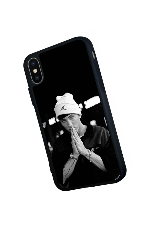 iPhone XS Max Uyumlu Eminem Tasarımlı Glossy Premium Kılıf