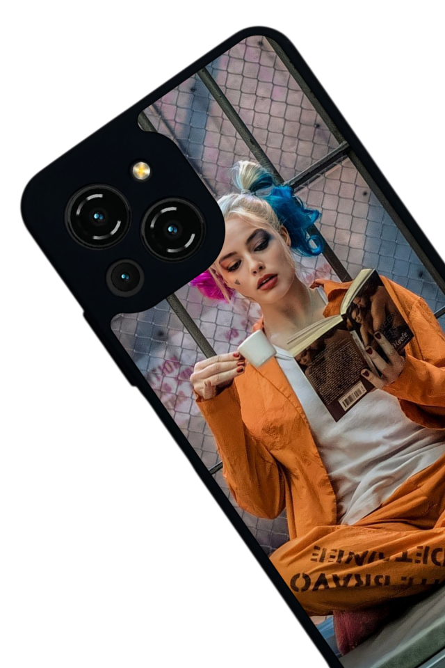 Reeder S23 Pro Max Uyumlu HarleyQueen Tasarımlı Glossy Premium Kılıf