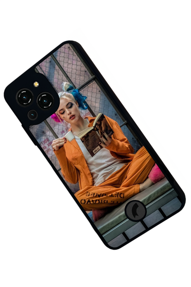 Reeder S23 Pro Max Uyumlu HarleyQueen Tasarımlı Glossy Premium Kılıf