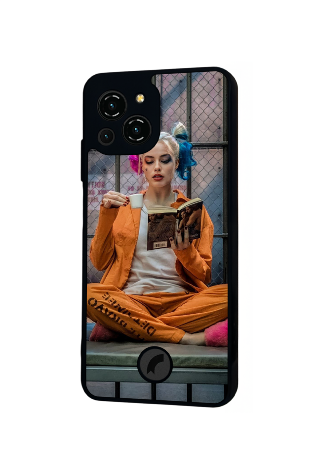 Reeder S23 Pro Max Uyumlu HarleyQueen Tasarımlı Glossy Premium Kılıf