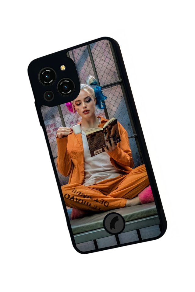 Reeder S23 Pro Max Uyumlu HarleyQueen Tasarımlı Glossy Premium Kılıf