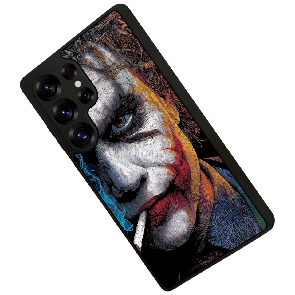 Samsung Galaxy S25 Ultra Uyumlu Joker Tasarımlı Glossy Premium Kılıf