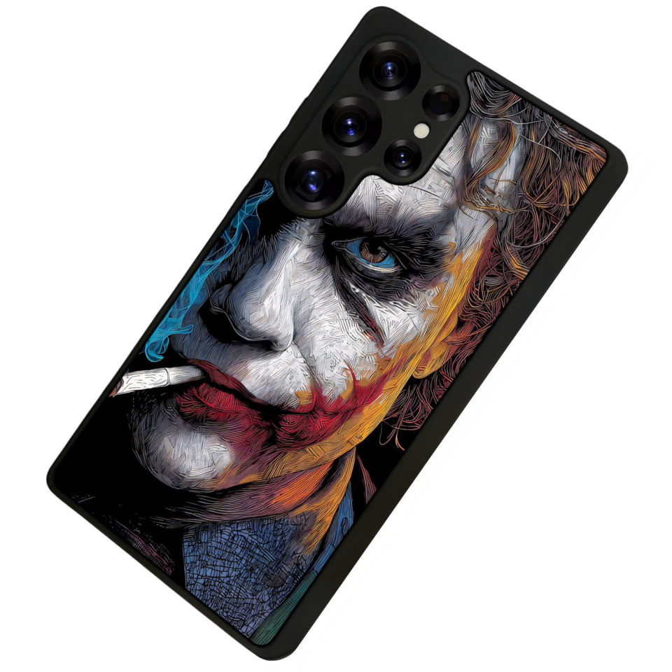 Samsung Galaxy S25 Ultra Uyumlu Joker Tasarımlı Glossy Premium Kılıf