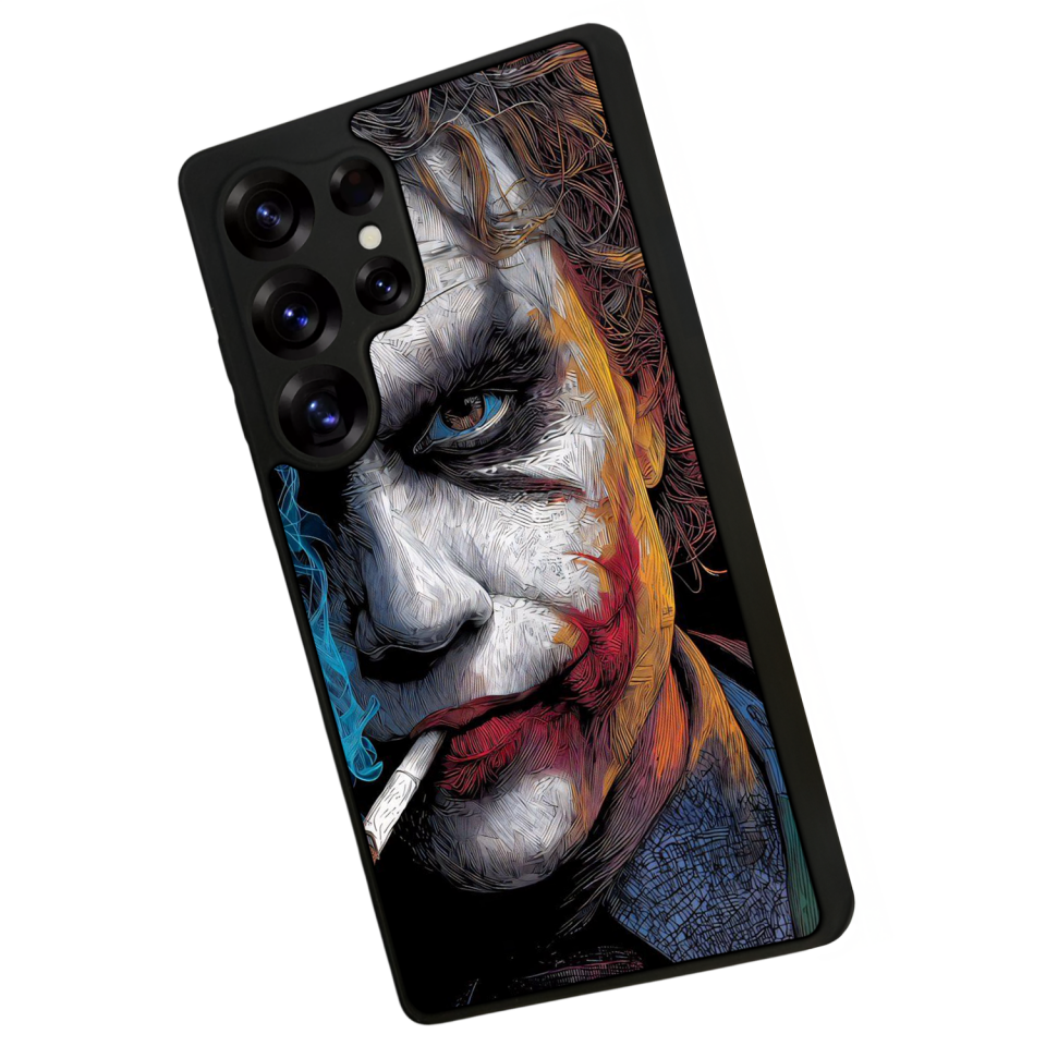 Samsung Galaxy S25 Ultra Uyumlu Joker Tasarımlı Glossy Premium Kılıf