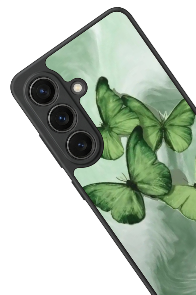 Samsung Galaxy S26 Uyumlu Kelebek Tasarımlı Glossy Premium Kılıf