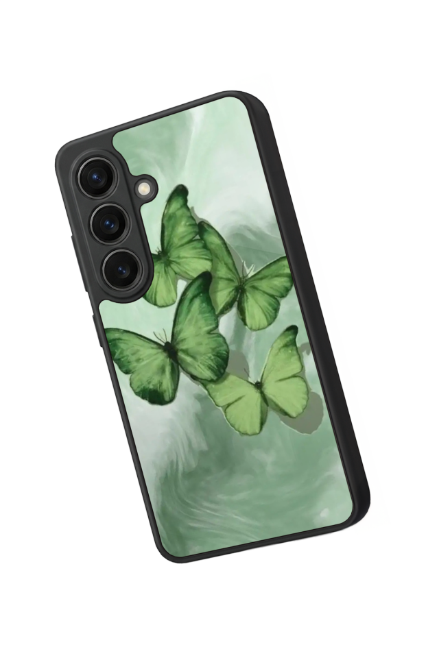 Samsung Galaxy S26 Uyumlu Kelebek Tasarımlı Glossy Premium Kılıf
