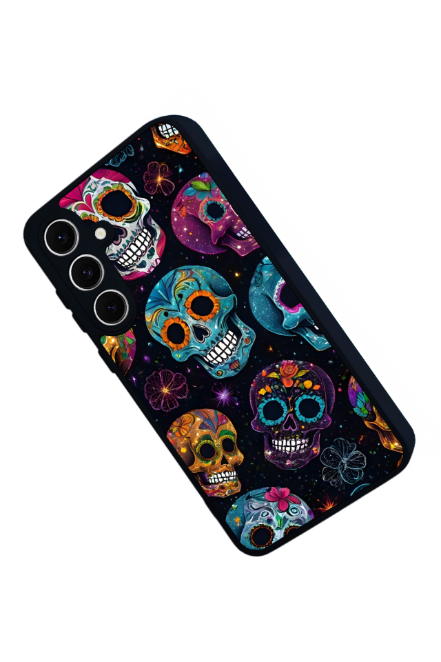 Samsung Galaxy A16 Uyumlu KuruKafa Tasarımlı Glossy Premium Kılıf