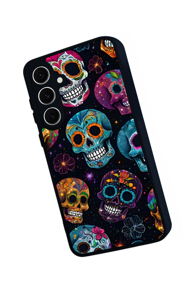 Samsung Galaxy A16 Uyumlu KuruKafa Tasarımlı Glossy Premium Kılıf